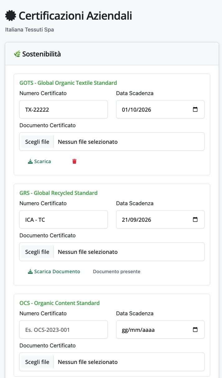 Certificazioni Ambientali GOTS, GRS, OCS di Conforma ESG Software Sostenibilità e Compliance Tessile e Moda HSE